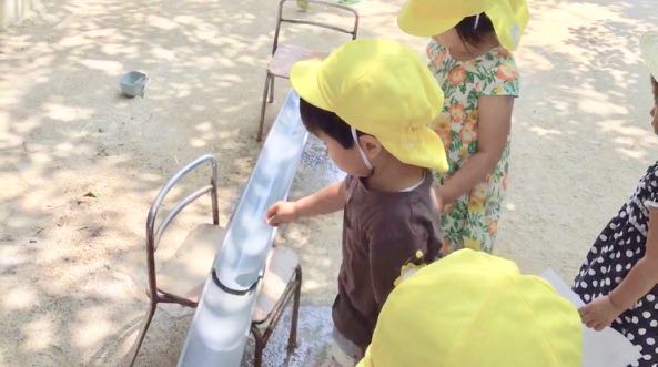 雨樋遊びの記録 (年少組5月～6月)