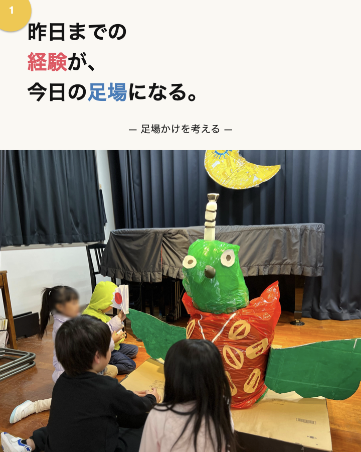 昨日までの経験が、今日の足場になる ― 足場かけを考える6